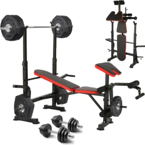 6-in-1 Weight Bench Set
